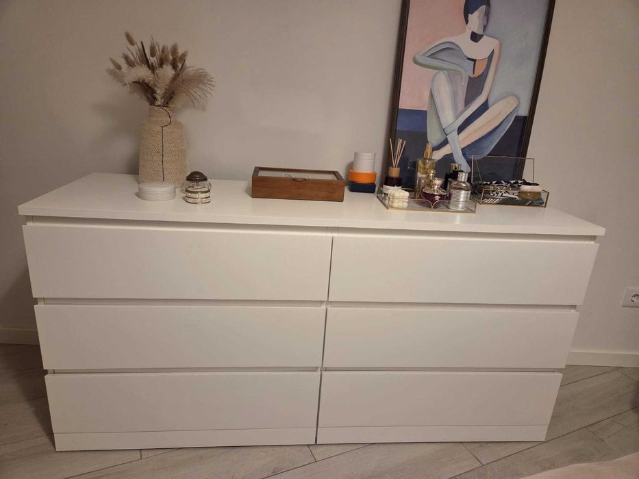 Cómoda IKEA - Modelo MALM 6 gavetas