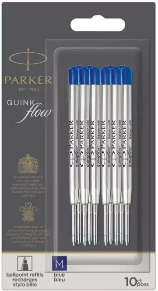Wkłady Do Długopisu 0.5 Parker M, Niebieskie 1Szt.. Nowy Produkt