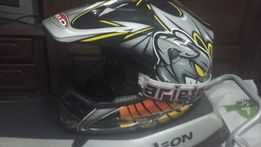 Capacete shad, casaco moto motocross
