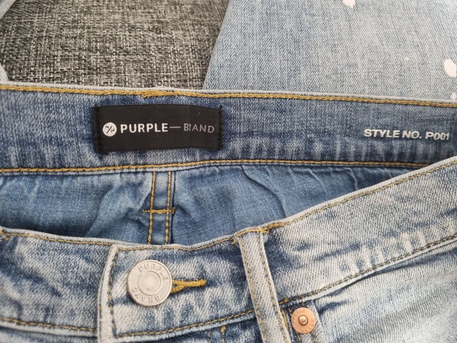 Purple Brand Paint Jeans Light Indigo