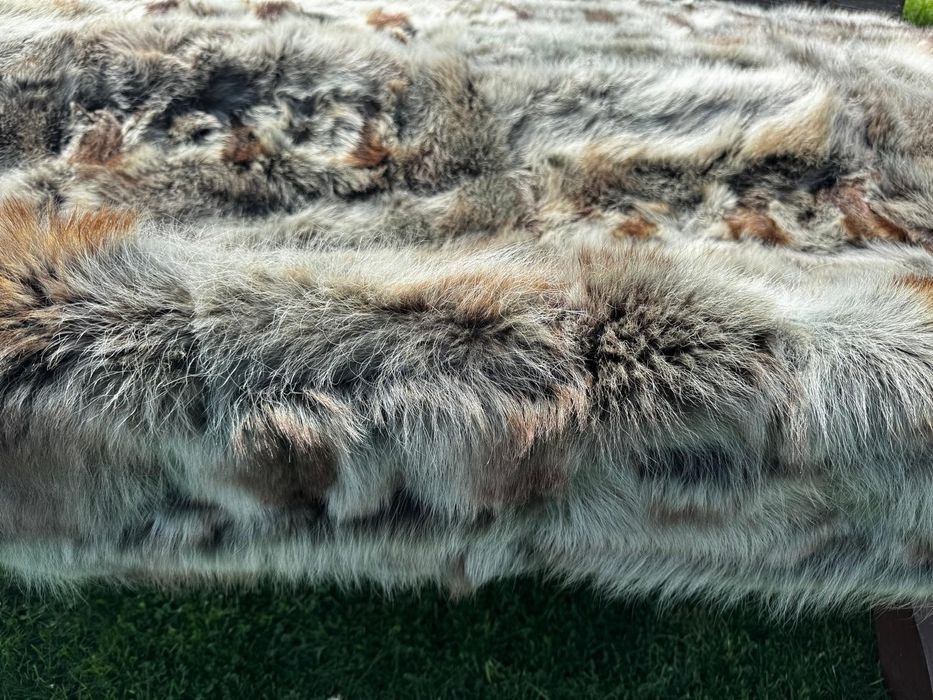 Kapa futro/ narzuta sztuk 2