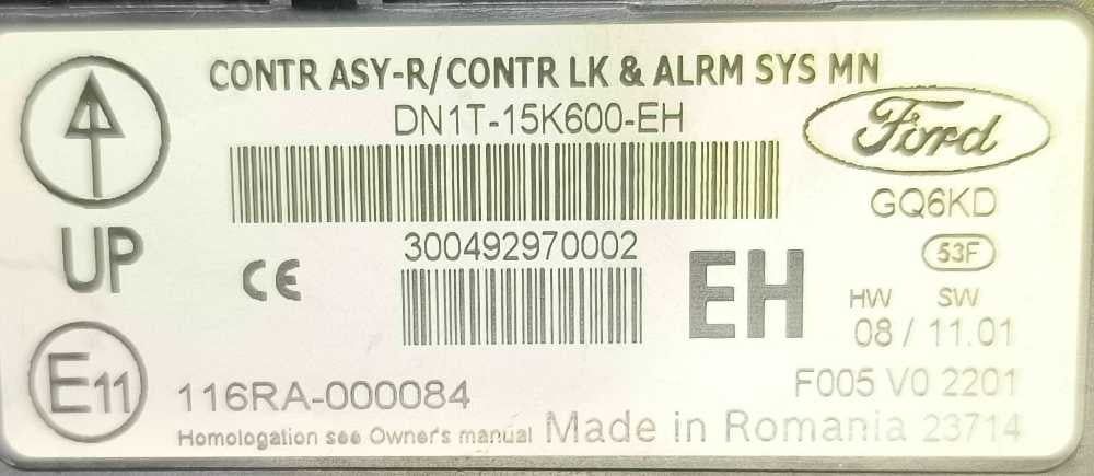 Módulo Eletrónico DN1T-15K600-EH - FORD TRANSIT COURIER B460 Caixa/monovolume