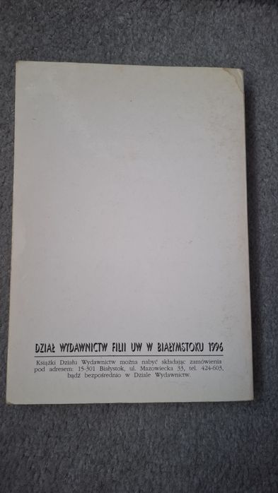 Podręcznik:  Wybór materiałów do ćwiczeń z literatury