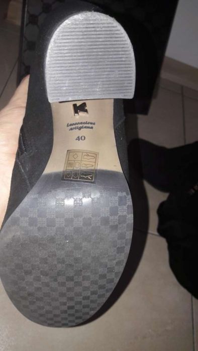 Muszkieterki KAZAR za kolano 11 cm obcas