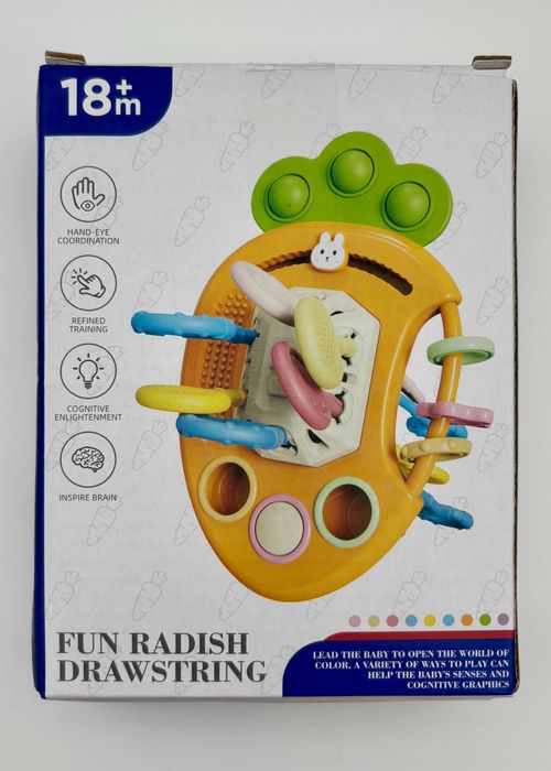 Marchewka sensoryczna do przeciągania