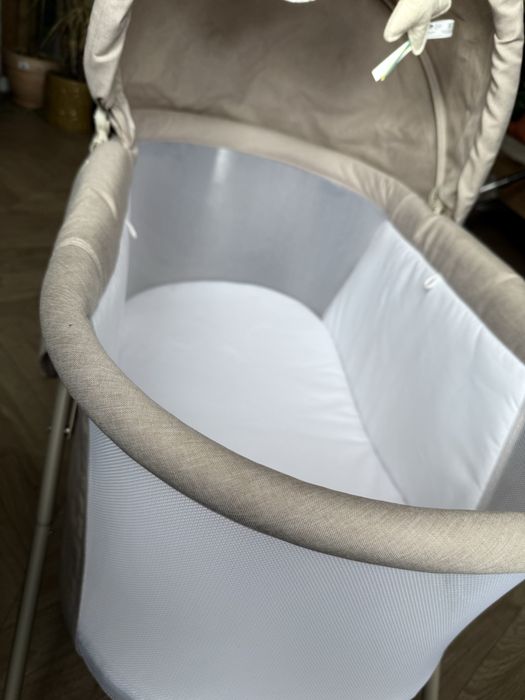 Kinderkraft kołyska łóżeczko bujaczek beżowa nowa niemowlę dziecko