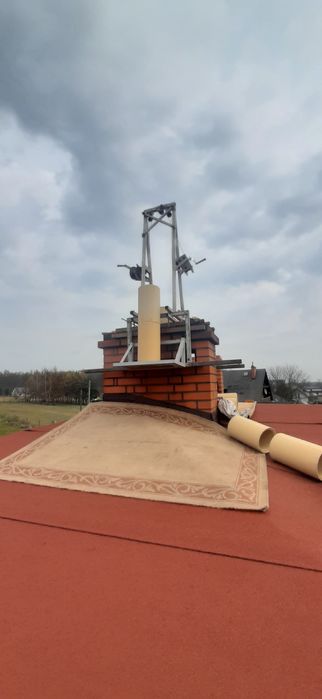 Frezowanie Naprawa komina  wkłady stalowe i najgrubsze ceramiczne 15mm