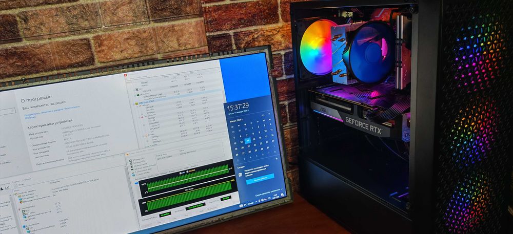 Ryzen 3600/B450/RTX 3060ti 8GB/DDR4 16GB ПК ігровий