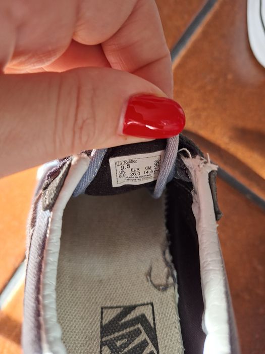 Sapatilhas vans criança
