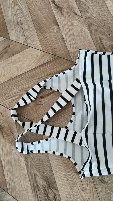 Sukienka w paski midi Zara r. S