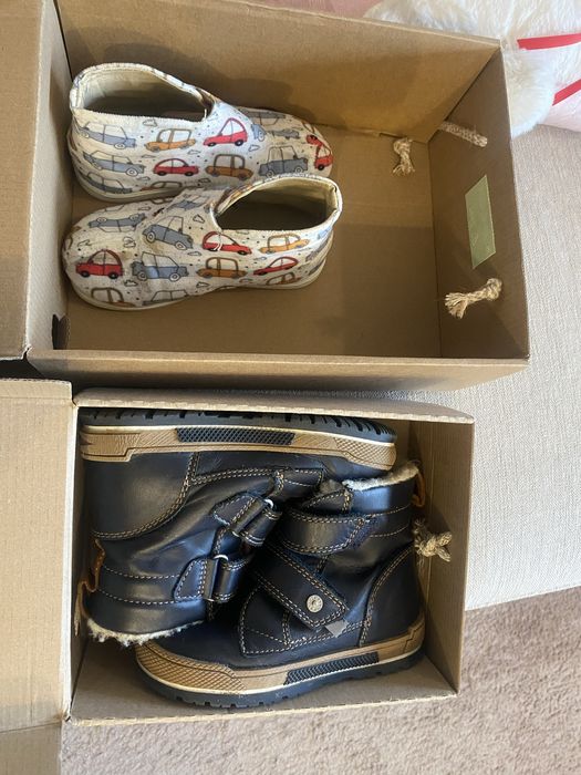 Buty zimowe i kapcie dzieciece