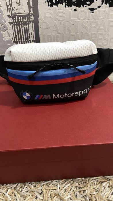 Сумка поясная бананка BMW