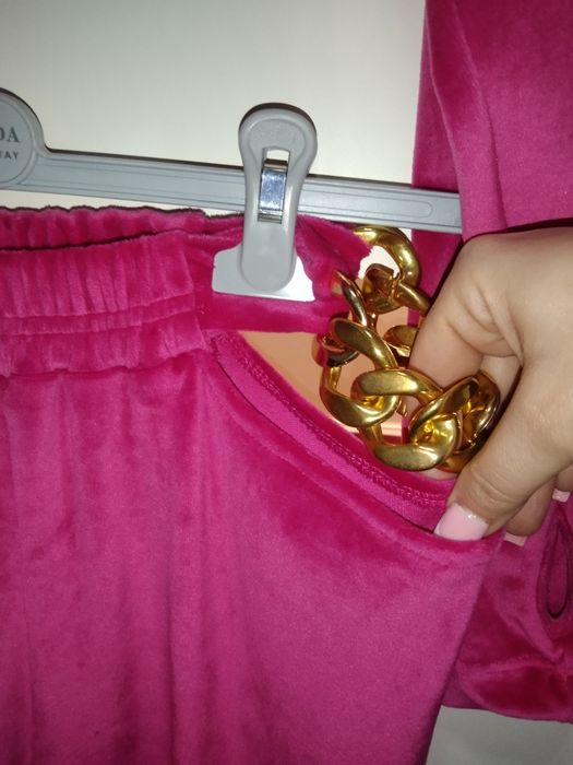 Dres welurowy komplet