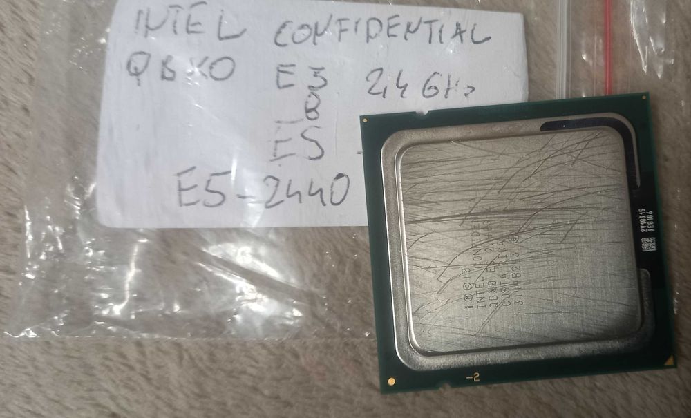 Procesor intel CONFIDENTIAL QBXO E3 2,4GHz. E5-2440