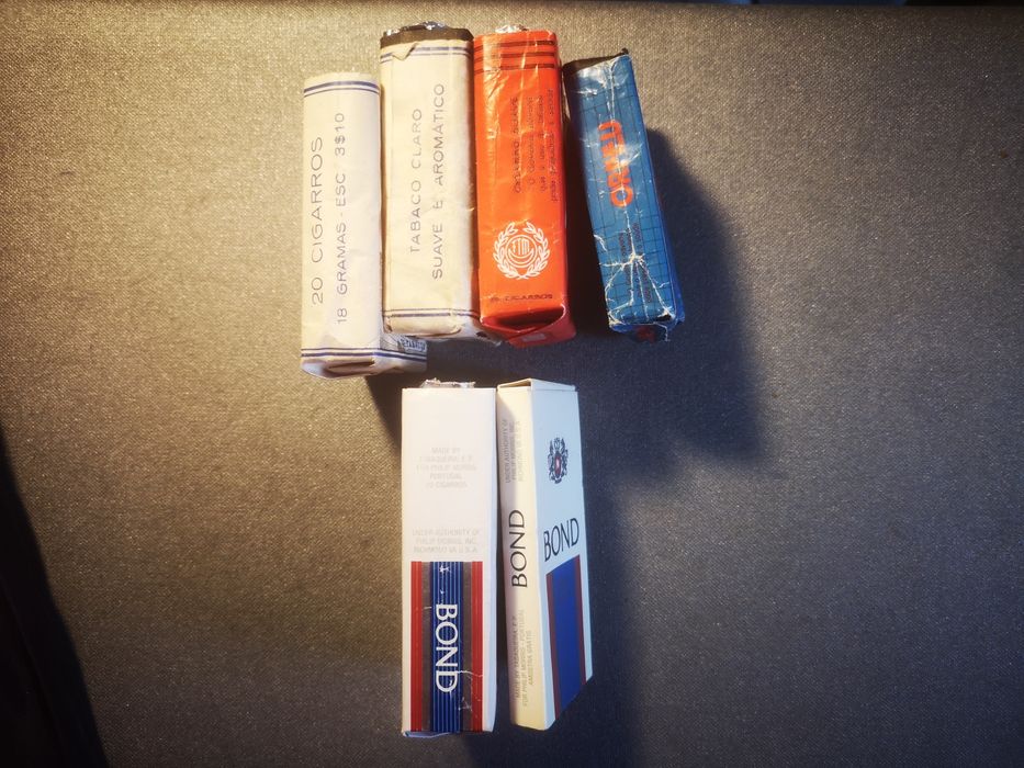 Maços de tabaco de coleçăo