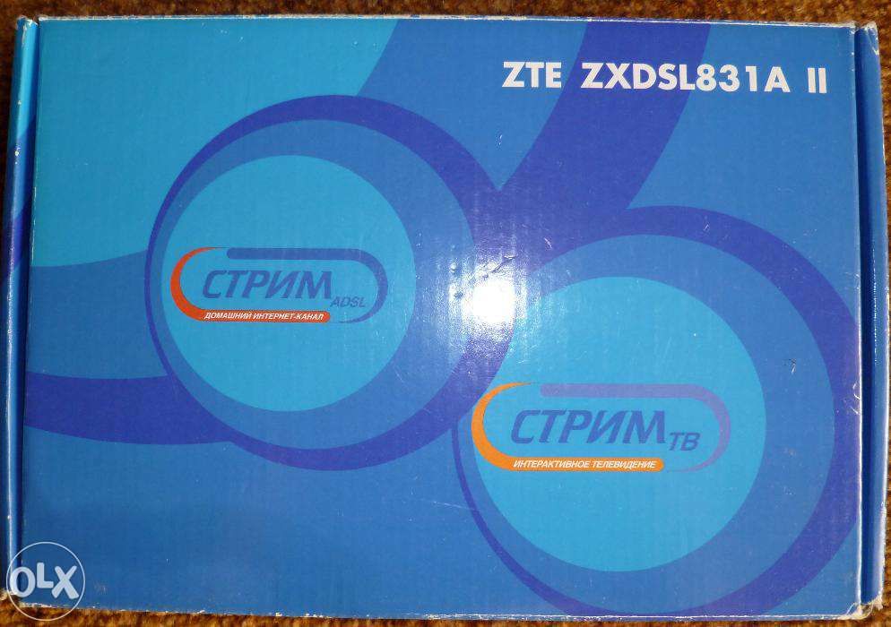 Модем проводной Zte ZxdsL831A II