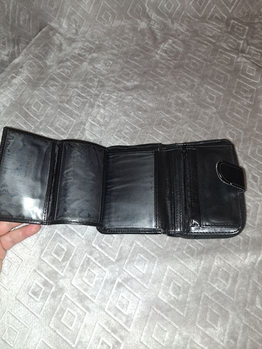 Portfel czarny mały