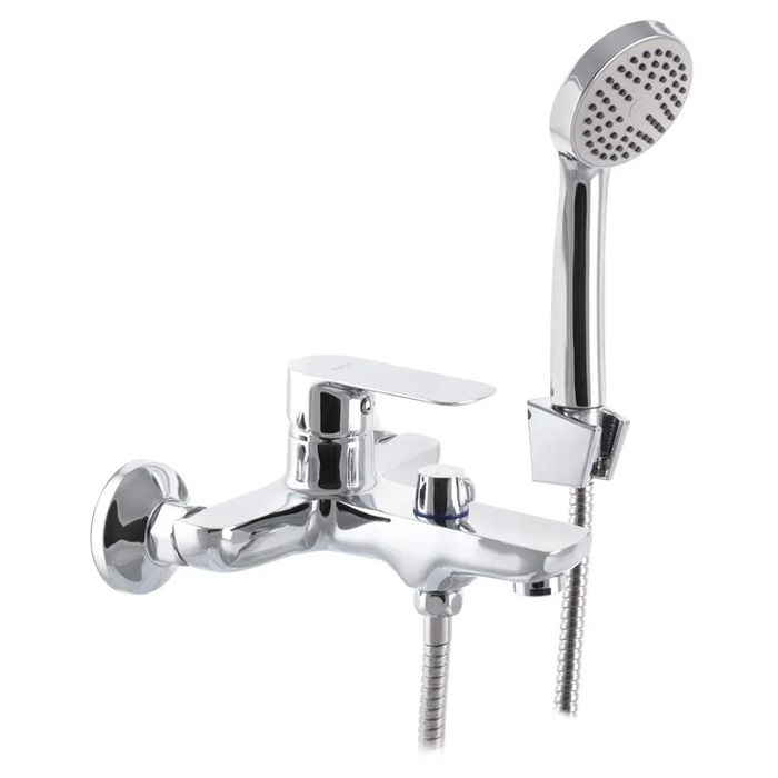 Змішувач для ванної хромований