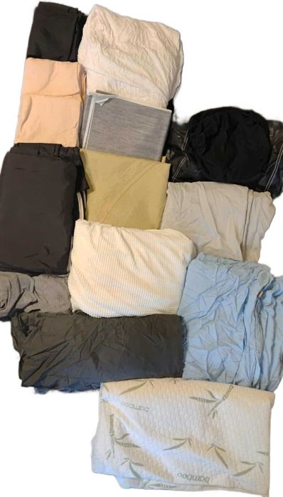 ZESTAW TEKSTYLIÓW art. domowe powystawowe używane uszkodzone s949