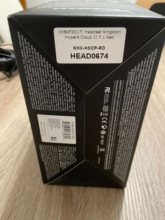 Fones gaming Hyperx Cloud 2