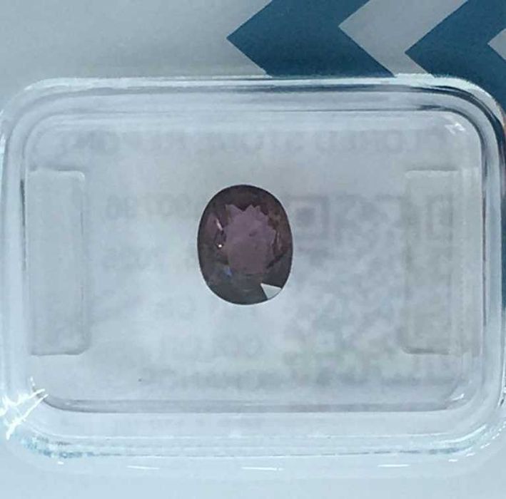 Safira 1,01 ct cor exótica