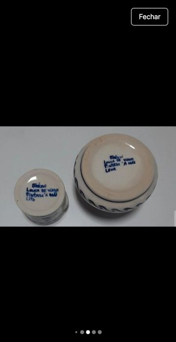 Conjunto de 5 peças de loiça de Viana
