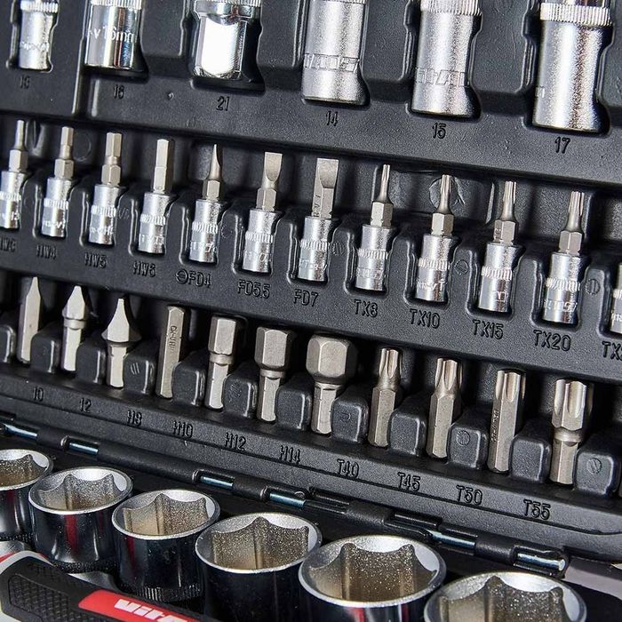 Набір інструментів та головок торцевих 94 предмети Vitals Master