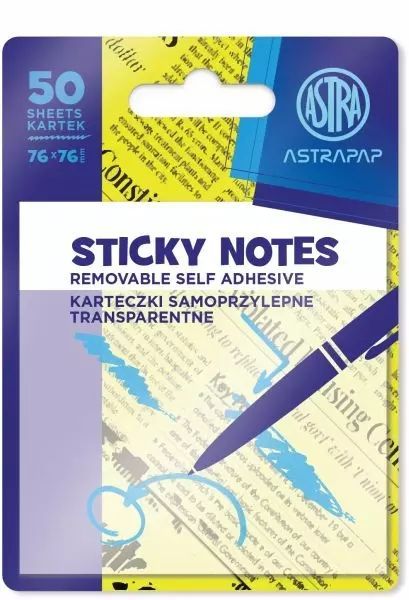 Karteczki samoprzylepne Astra. Nowy Produkt