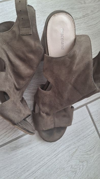 Sandałki buty na klocku 41
