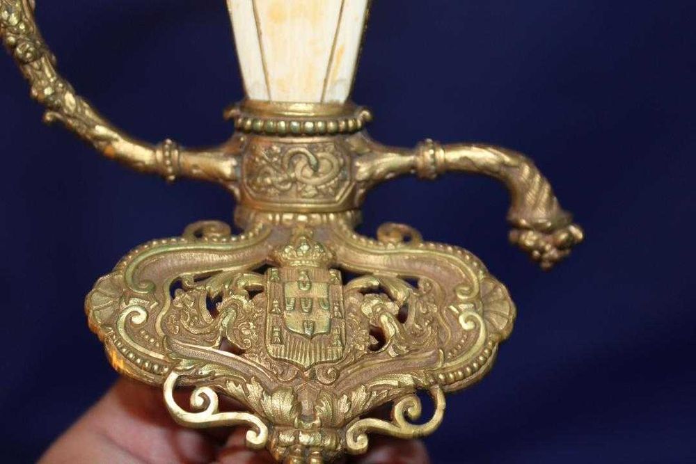 Antiga espada espadim português colecionismo