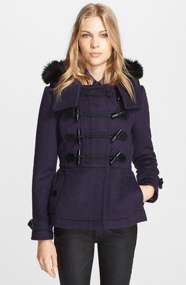 Вовняне пальто Burberry Brit