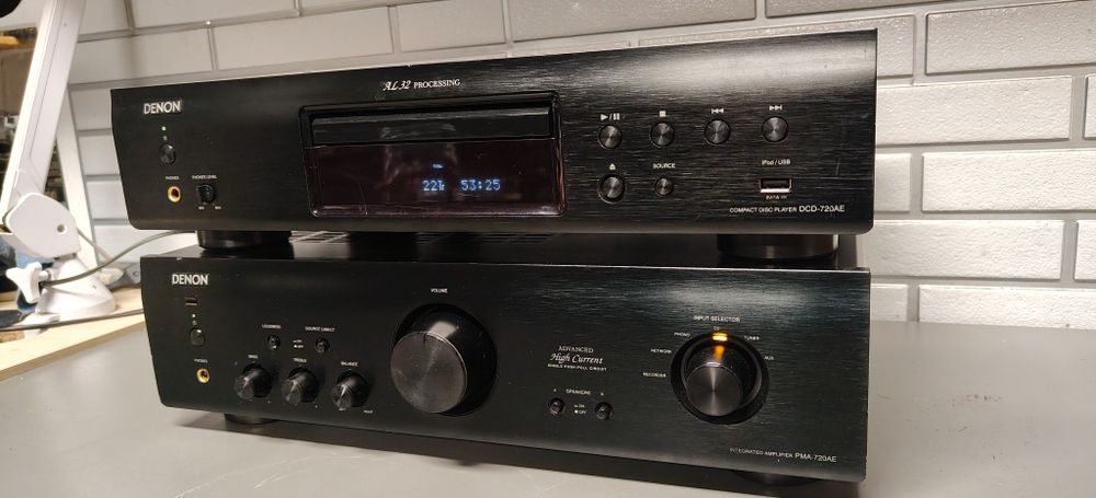 Odtwarzacz i wzmacniacz DENON 720. USB, mp3