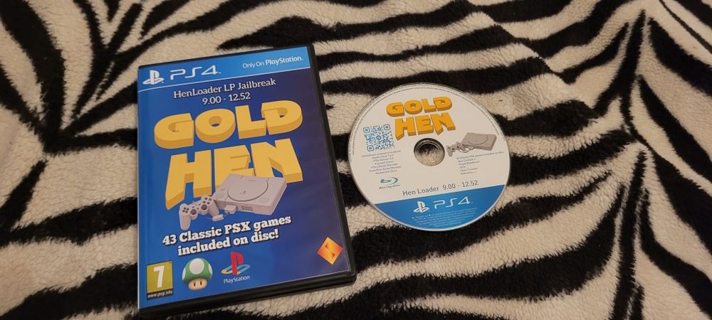 PS4 12.52 PSX HenLoader Jailbreak Lapse z programami PSX na płycie Blu