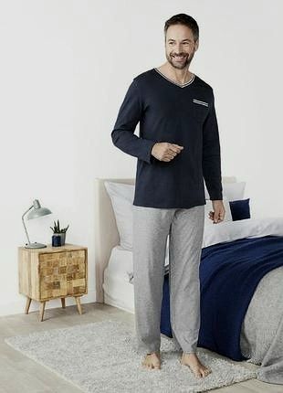 Мужская трикотажная пижама Livergy М 48/50, хлопок