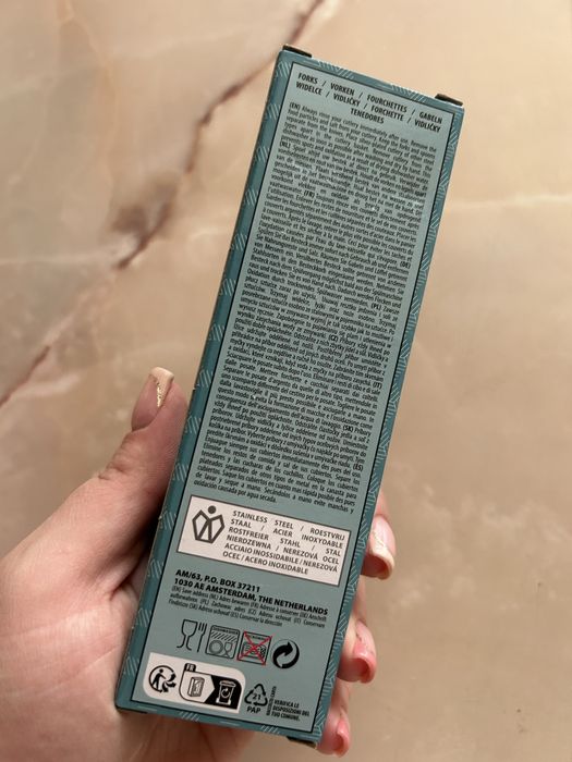 Komplet złotych widelczyków