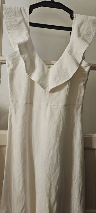 Vestido branco em Linho