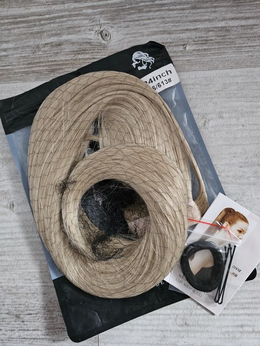 Wlosy doczepiane , wlosy doczepy 60cm , wlosy blond