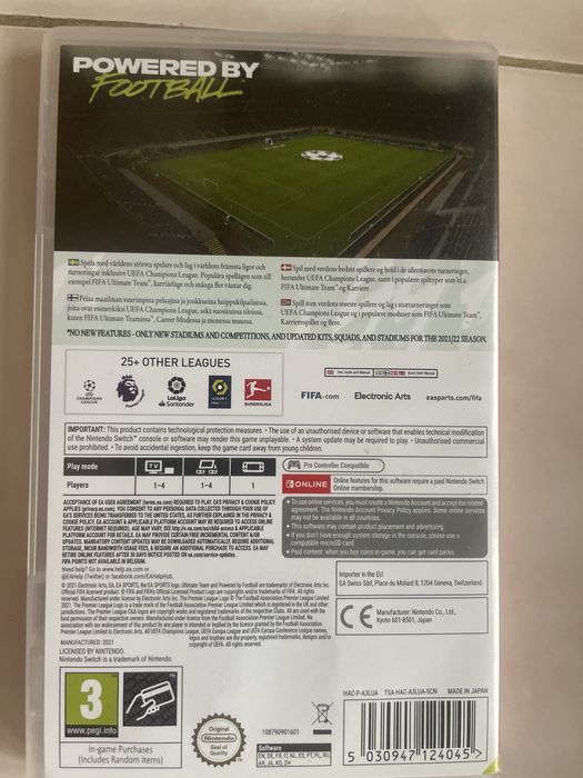 Fifa 22 Nintedo Switch