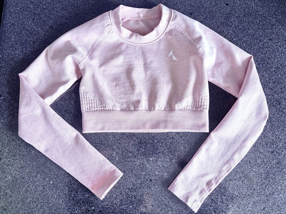 Bezszwowy longsleeve Blaze Marshmallow Pink Melange marki Carpatree