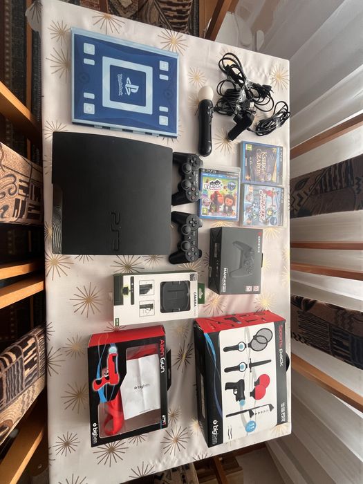 Ps 3 slim 320gb, duzy zestaw