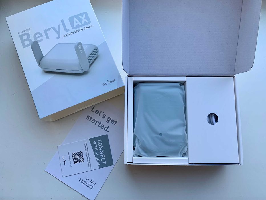 Wi-Fi 6 роутер GL.iNet Beryl AX GL-MT3000 2,5Gbit OpenWRT VPN USB 3.0