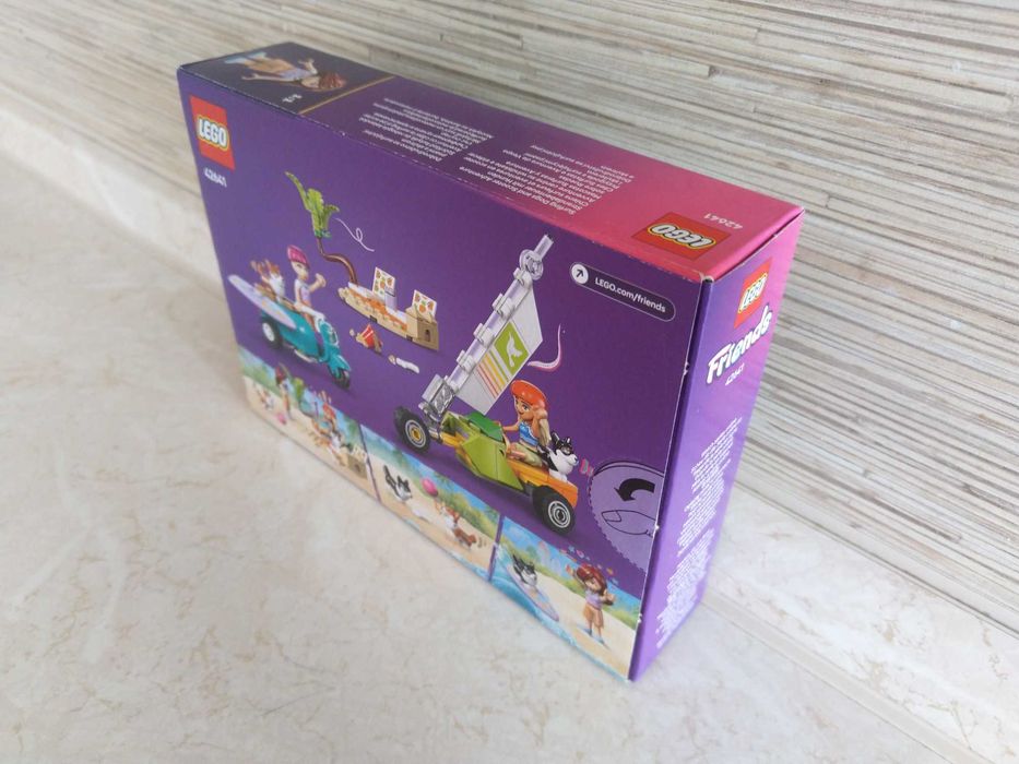 NOWE Klocki 42641 LEGO Friends Przygoda z Surfującymi Psami i Skuterem