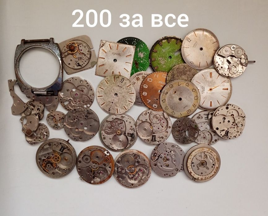 Механизмы часов и запчасти к ним