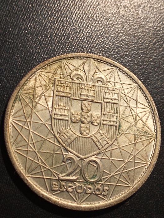 20 escudos - Ponte Salazar - Ponte 25 de abril -Portugal 1966 - Prata*