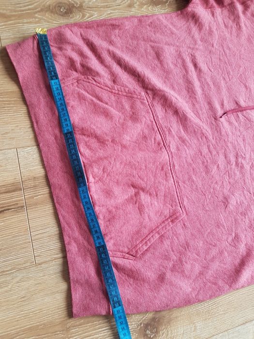 S 36 BDG Urban outfitters bluza damska kangurka z kapturem red
