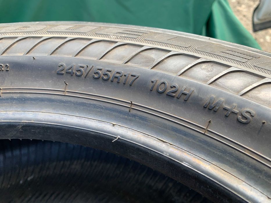 245-55-R17 BRIDGESTONE DUELER RFT пара 2штуки  резины GERMANY 2023