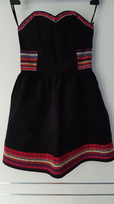 Sukienka bez ramiączek XS 34