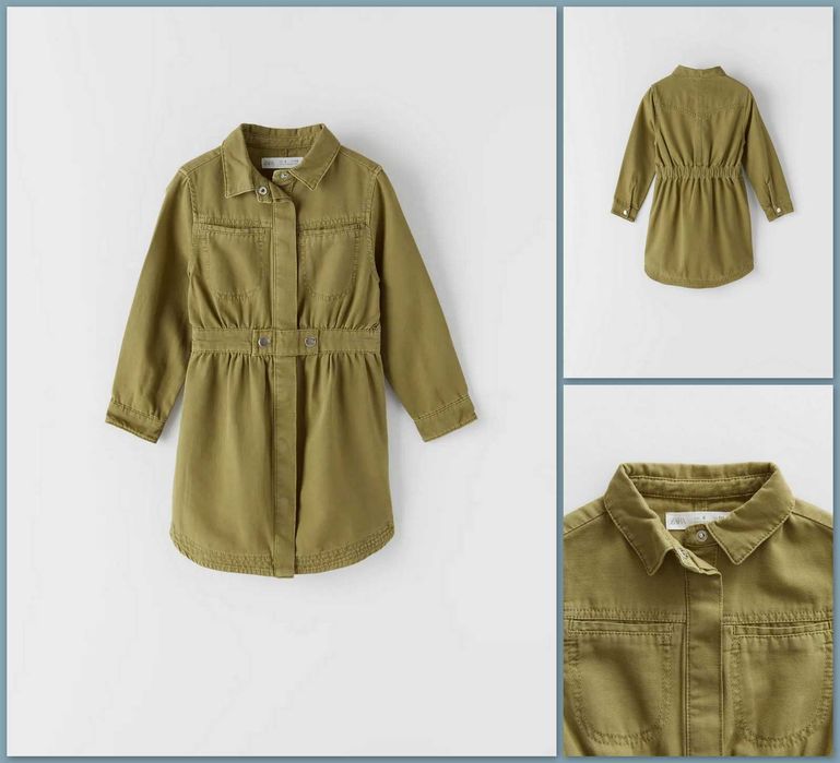 Zara Szmizjerka sukienka NOWA 13-14l