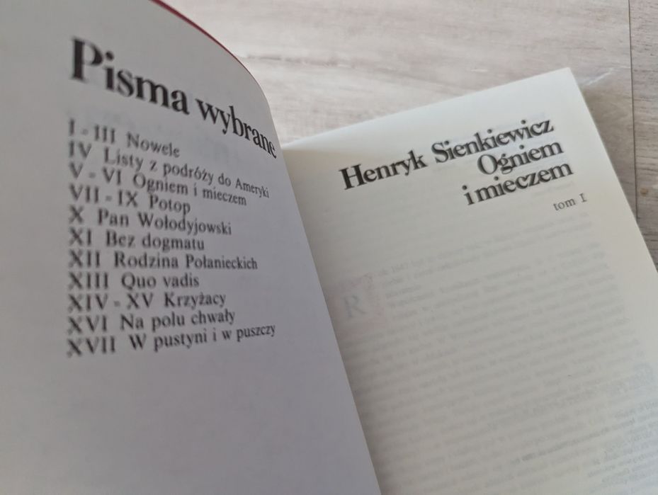 H. Sienkiewicz, Ogniem I moeczem tom 1