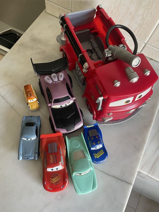Disney Pixar Cars figures Lote Collection Faisca McQueen Boost Red